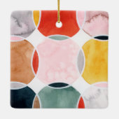 Gevoelig - cirkelpatroon keramisch ornament (Achterkant)