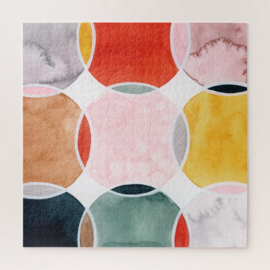 Gevoelig - cirkelpatroon legpuzzel (Verticaal)