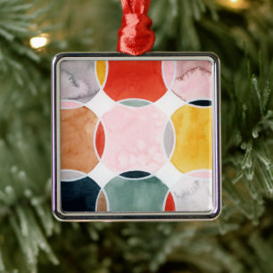 Gevoelig - cirkelpatroon metalen ornament