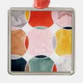 Gevoelig - cirkelpatroon metalen ornament (Voorkant)