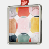 Gevoelig - cirkelpatroon metalen ornament (Links)