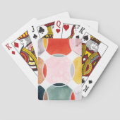 Gevoelig - cirkelpatroon pokerkaarten (Achterkant)