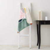 Gevoelig - cirkelpatroon sherpa deken (In situ)