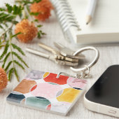 Gevoelig - cirkelpatroon sleutelhanger (Voorkant Rechts)