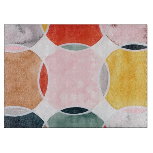 Gevoelig - cirkelpatroon snijplank (Voorkant)