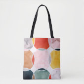 Gevoelig - cirkelpatroon tote bag (Voorkant)