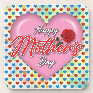 Gevoelig Elegant Moederdagontwerp Bier Onderzetter