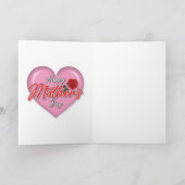 Gevoelig Elegant Moederdagontwerp Feestdagen Kaart (Binnen)