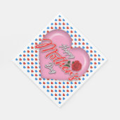 Gevoelig Elegant Moederdagontwerp Servet (Hoek)