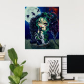 Gevoelig en Zat en niets meer van de KUNSTDRUKfee Poster (Thuiskantoor)