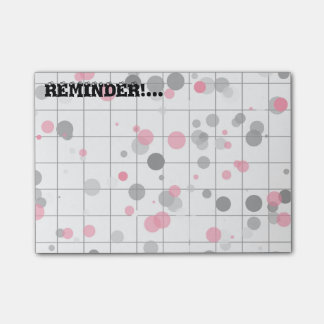 Gevoelig geometrisch patroon post-it® notes