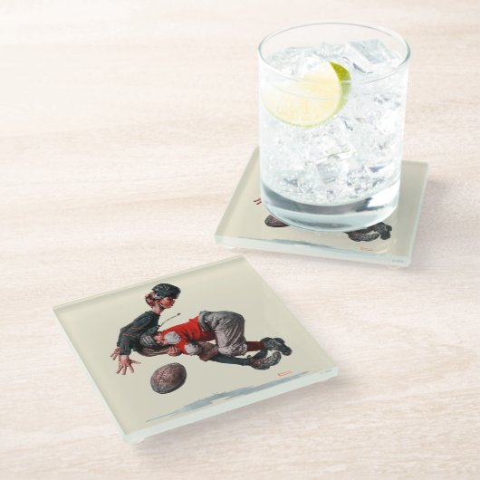 Gevoelig Glazen Onderzetter (Schuin)