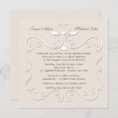 Gevoelig Hart Religieuze Uitnodiging Gepersonalise (Voorkant / Achterkant)