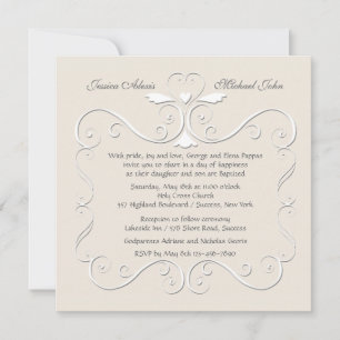 Gevoelig Hart Religieuze Uitnodiging Gepersonalise