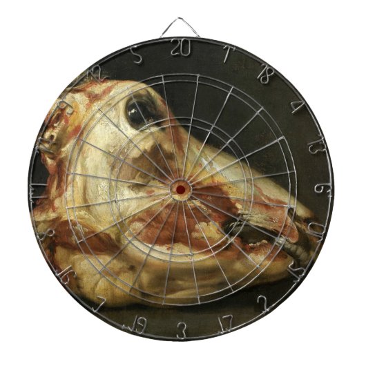 Gevoelig hoofd van een jonge stier door Boselli Da Dartbord (Voorkant)