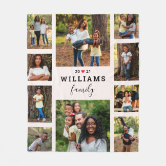 Gevoelig jaar persoonlijke foto-inkuvelbundel voor fleece deken