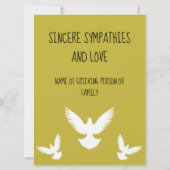 Gevoelig voor het liefhebben van sympathie Kaart (Achterkant)