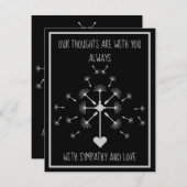 Gevoelig voor het liefhebben van sympathie Kaart (Voorkant / Achterkant)