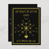 Gevoelig voor het liefhebben van sympathie Kaart (Voorkant / Achterkant)