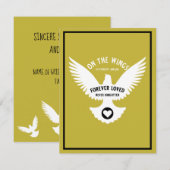 Gevoelig voor het liefhebben van sympathie Kaart (Voorkant / Achterkant)