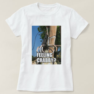 GEVOELIG VOOR KRABBEN? MEME T-SHIRT