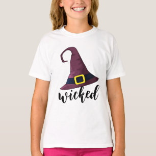 Gevoelig voor schaamte, heksen Pet, Fun Halloween T-shirt