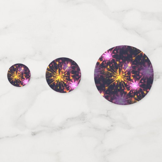 Gevoelig vuurwerk confetti (Voorkanten)