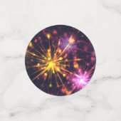 Gevoelig vuurwerk confetti (Kleine voorkant)