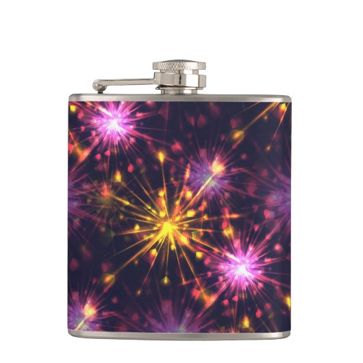 Gevoelig vuurwerk heupfles (Voorkant)