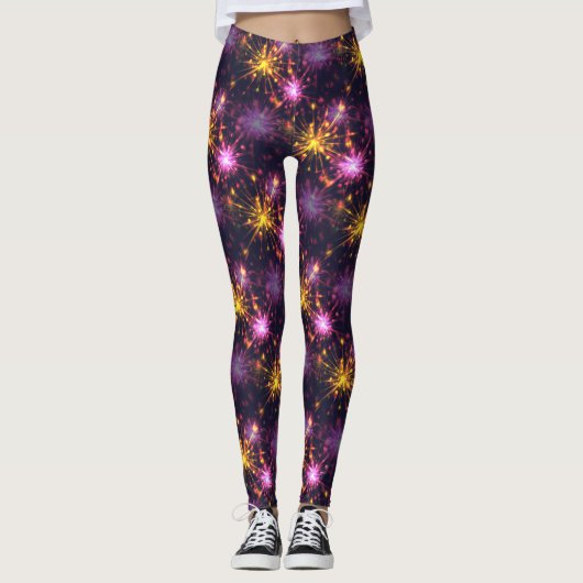 Gevoelig vuurwerk leggings (Voorkant)