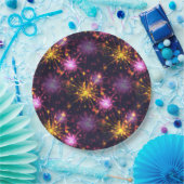 Gevoelig vuurwerk papieren bordje (Feest)