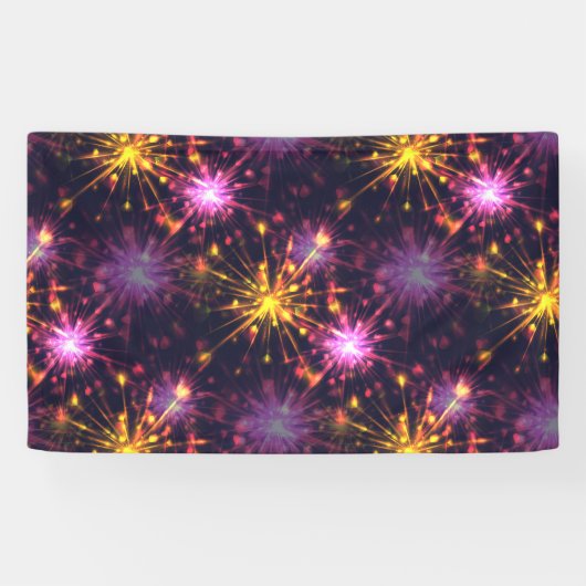Gevoelig vuurwerk spandoek (Horizontaal)