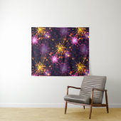 Gevoelig vuurwerk wandkleed (In Situ (horizontaal))