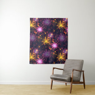 Gevoelig vuurwerk wandkleed