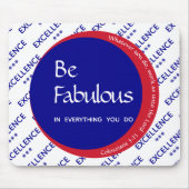 GEVOELIGE aangepaste Motivatie scripts Muismat (Voorkant)