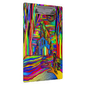 Gevoelige Abstracte, kleurrijke gordelglas Klembord (Rechts)