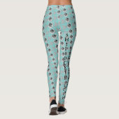  Gevoelige Dames - Skulls & Bronken Leggings (Achterkant)