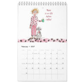 Gevoelige dames zeggen het in schetsen kalender (Feb 2027)