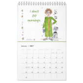 Gevoelige dames zeggen het in schetsen kalender (Jan 2027)