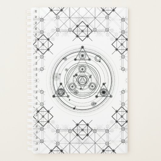 Gevoelige geometrie en geometrisch alchemisch patr planner (Voorkant)