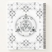 Gevoelige geometrie en geometrische alchemie notitieboek (Achterkant)