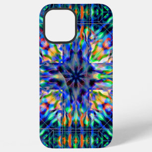 Gevoelige glazen bol onder acrylplaat buiten de fo iPhone 12 pro max hoesje