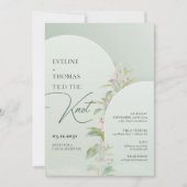 Gevoelige groene eucalyptusbrij kaart (Voorkant)