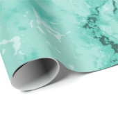 Gevoelige groene marmer-textuur cadeaupapier (Rol Hoek)