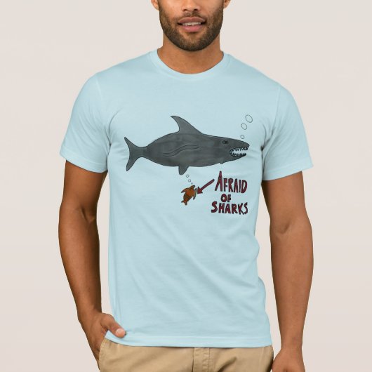 Gevoelige haaien t-shirt (Voorkant)