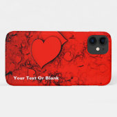 Gevoelige harten Case-Mate iPhone case (Achterkant (horizontaal))