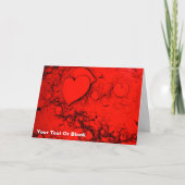 Gevoelige harten kaart (Voorkant)