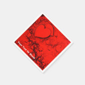 Gevoelige harten servet (Hoek)