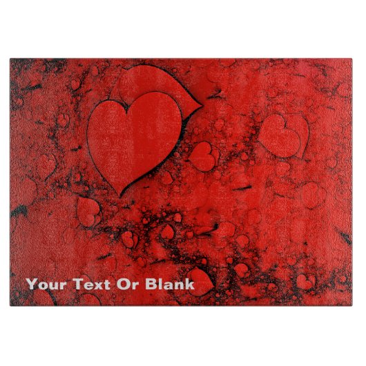 Gevoelige harten snijplank (Voorkant)