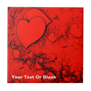 Gevoelige harten tegeltje